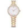 Matrix 3-Link-Uhr Swiss Made, Metallarmband, Goldfarbig, champagnerfarbene PVD-Beschichtung
