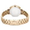 Matrix 3-Link-Uhr Swiss Made, Metallarmband, Goldfarbig, champagnerfarbene PVD-Beschichtung