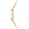 Matrix 3-Link-Uhr Swiss Made, Metallarmband, Goldfarbig, champagnerfarbene PVD-Beschichtung