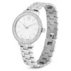 Matrix 3-Link-Uhr Swiss Made, Metallarmband, silberfarben, Edelstahl Matrix 3-Link-Uhr Swiss Made, Metallarmband, silberfarben, Edelstahl