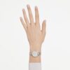 Matrix 3-Link-Uhr Swiss Made, Metallarmband, silberfarben, roségoldfarbenes Finish Matrix 3-Link-Uhr Swiss Made, Metallarmband, silberfarben, roségoldfarbenes Finish