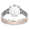 Matrix 3-Link-Uhr Swiss Made, Metallarmband, silberfarben, roségoldfarbenes Finish Matrix 3-Link-Uhr Swiss Made, Metallarmband, silberfarben, roségoldfarbenes Finish