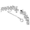 Matrix-Armband im Birnenschliff, weiss, rhodiniert Matrix-Armband im Birnenschliff, weiss, rhodiniert