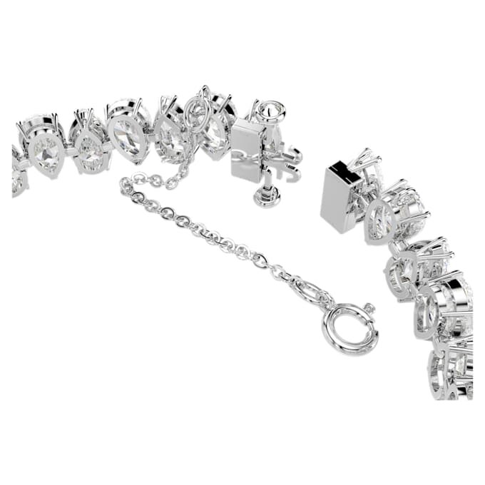 Matrix-Armband im Birnenschliff, weiss, rhodiniert Matrix-Armband im Birnenschliff, weiss, rhodiniert
