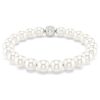 Matrix-Armband Kristallperle, weiss, rhodiniert Matrix-Armband Kristallperle, weiss, rhodiniert