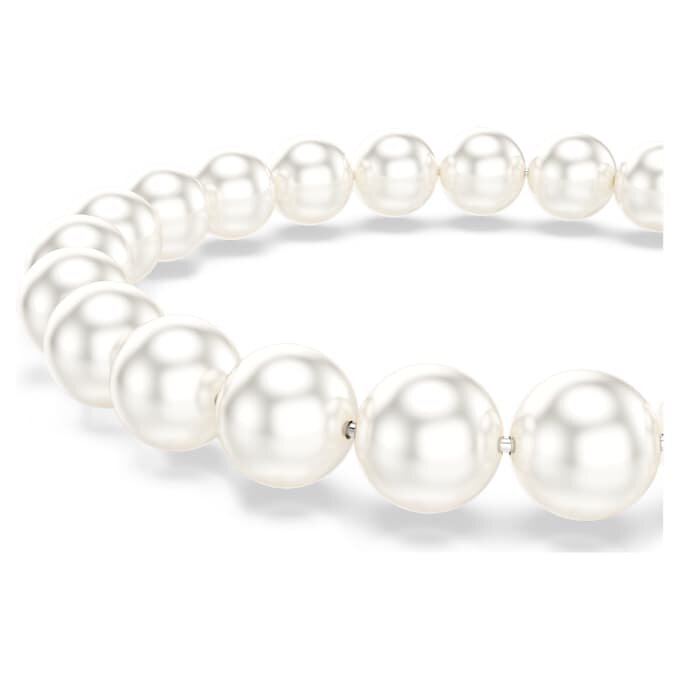 Matrix-Armband Kristallperle, weiss, rhodiniert Matrix-Armband Kristallperle, weiss, rhodiniert