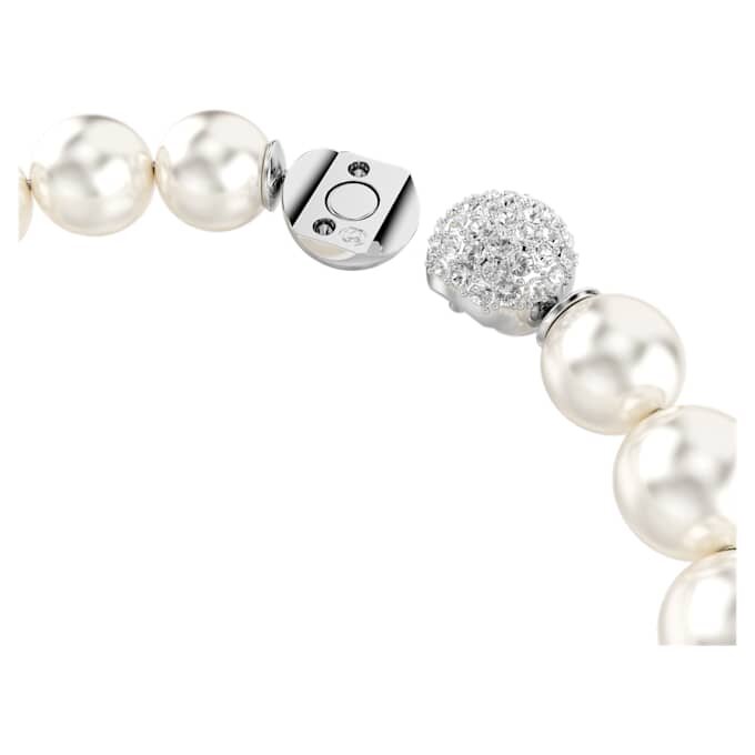 Matrix-Armband Kristallperle, weiss, rhodiniert Matrix-Armband Kristallperle, weiss, rhodiniert