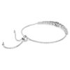 Matrix-Armband mit Farbverlauf aus Rundschliff-Steinen, weiss, rhodiniert Matrix-Armband mit Farbverlauf aus Rundschliff-Steinen, weiss, rhodiniert