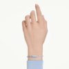 Matrix-Armband mit gemischten Schliffen, blau, rhodiniert Matrix-Armband mit gemischten Schliffen, blau, rhodiniert