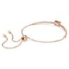 Matrix-Armband mit gemischten Schliffen, weiss, roségoldfarben plattiert Matrix-Armband mit gemischten Schliffen, weiss, roségoldfarben plattiert
