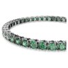 Matrix-Armband, Rundschliff, grün, rutheniumbeschichtet Matrix-Armband, Rundschliff, grün, rutheniumbeschichtet