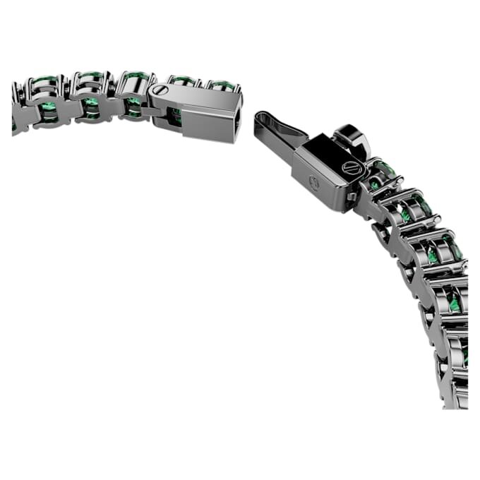 Matrix-Armband, Rundschliff, grün, rutheniumbeschichtet Matrix-Armband, Rundschliff, grün, rutheniumbeschichtet
