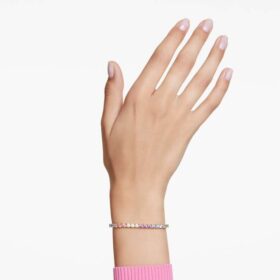 Matrix-Armband, Rundschliff, mehrfarbig, goldfarben plattiert