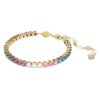 Matrix-Armband, Rundschliff, mehrfarbig, goldfarben plattiert Matrix-Armband, Rundschliff, mehrfarbig, goldfarben plattiert