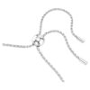 Matrix-Armband, Rundschliff, weiss, rhodiniert Matrix-Armband, Rundschliff, weiss, rhodiniert