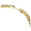 Matrix-Armband, Rundschliff, weiss, vergoldet Matrix-Armband, Rundschliff, weiss, vergoldet