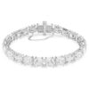 Matrix-Armband weiss, rhodiniert Matrix-Armband weiss, rhodiniert