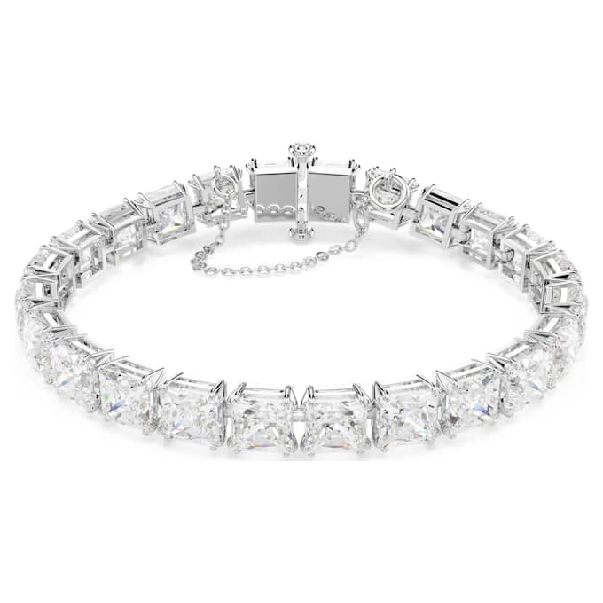 Matrix-Armband weiss, rhodiniert Matrix-Armband weiss, rhodiniert