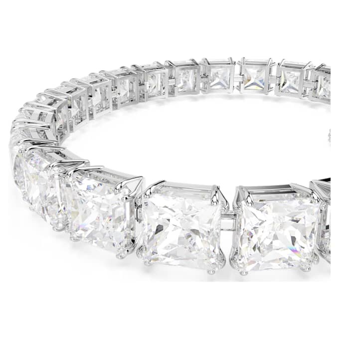 Matrix-Armband weiss, rhodiniert Matrix-Armband weiss, rhodiniert