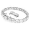 Matrix-Armband weiss, rhodiniert Matrix-Armband weiss, rhodiniert