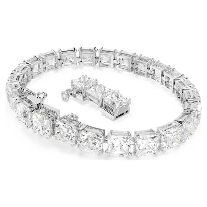 Matrix-Armband weiss, rhodiniert Matrix-Armband weiss, rhodiniert