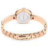 Matrix Armreif-Uhr Swiss Made, Kristall-Armband, grau, roségoldfarbenes Finish Matrix Armreif-Uhr Swiss Made, Kristall-Armband, grau, roségoldfarbenes Finish