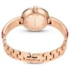 Matrix Armreifuhr Swiss Made, Kristallarmband, rot, roségoldfarben Matrix Armreifuhr Swiss Made, Kristallarmband, rot, roségoldfarben