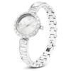 Matrix Armreih-Uhr Swiss Made, Kristallarmband, weiss, Edelstahl Matrix Armreih-Uhr Swiss Made, Kristallarmband, weiss, Edelstahl