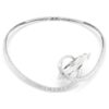 Matrix-Choker im Baguette-Schliff, weiss, rhodiniert Matrix-Choker im Baguette-Schliff, weiss, rhodiniert