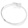 Matrix-Choker im Baguette-Schliff, weiss, rhodiniert Matrix-Choker im Baguette-Schliff, weiss, rhodiniert
