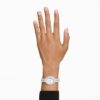 Matrix Octagon Uhr mit Baguette-Schliff, Metallarmband, silberfarben, Edelstahl Matrix Octagon Uhr mit Baguette-Schliff, Metallarmband, silberfarben, Edelstahl