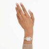 Matrix Octagon Uhr mit Metallarmband, Goldfarbig, champagnerfarbene Gold-PVD-Beschichtung Matrix Octagon Uhr mit Metallarmband, Goldfarbig, champagnerfarbene Gold-PVD-Beschichtung