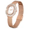 Matrix Octagon Uhr mit Metallarmband, Roségold-Farbton, roségoldfarbene Oberfläche Matrix Octagon Uhr mit Metallarmband, Roségold-Farbton, roségoldfarbene Oberfläche