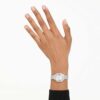 Matrix Octagon Uhr mit Metallarmband, silberfarben, Edelstahl Matrix Octagon Uhr mit Metallarmband, silberfarben, Edelstahl