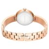 Matrix Pearl Armreif-Armband-Uhr Swiss Made, Kristall-Armband, weiss, roségoldfarben Matrix Pearl Armreif-Armband-Uhr Swiss Made, Kristall-Armband, weiss, roségoldfarben
