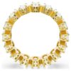Matrix-Ring mit ovalem Schliff, weiss, vergoldet Matrix-Ring mit ovalem Schliff, weiss, vergoldet