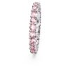 Matrix-Ring mit rundem Schliff, rosa, rhodiniert