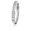 Matrix-Ring weiss, rhodiniert Matrix-Ring weiss, rhodiniert