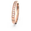 Matrix-Ring, weiss, roségoldfarben vergoldet Matrix-Ring, weiss, roségoldfarben vergoldet