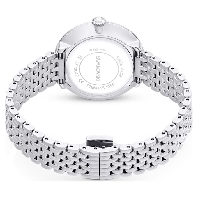 Matrix Tennis 7-Link-Uhr Swiss Made, Metallarmband, silberfarben, Edelstahl Matrix Tennis 7-Link-Uhr Swiss Made, Metallarmband, silberfarben, Edelstahl
