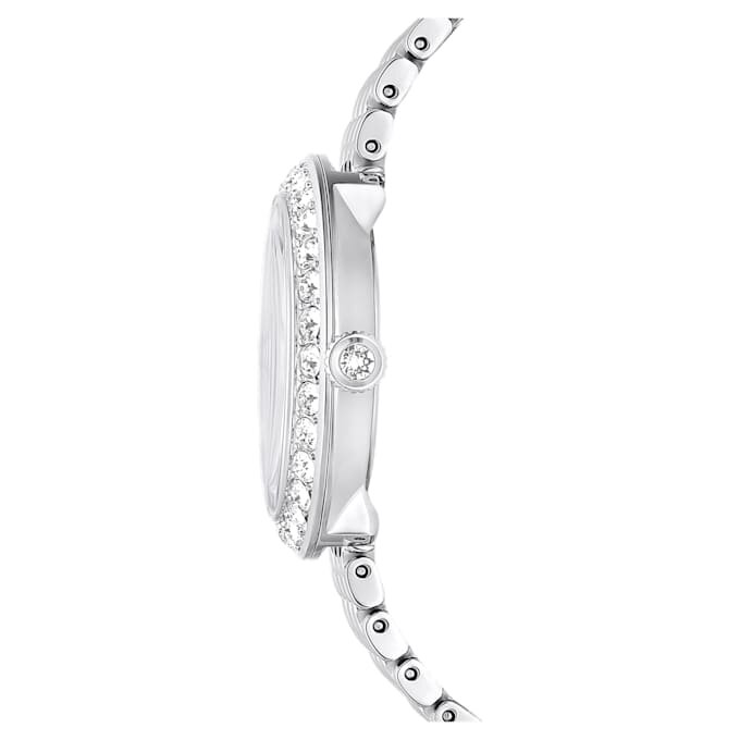 Matrix Tennis 7-Link-Uhr Swiss Made, Metallarmband, silberfarben, Edelstahl Matrix Tennis 7-Link-Uhr Swiss Made, Metallarmband, silberfarben, Edelstahl