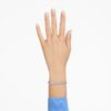 Matrix Tennis-Armband, Rundschliff, Blau, rhodiniert Matrix Tennis-Armband, Rundschliff, Blau, rhodiniert