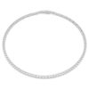 Matrix-Tennis-Halskette, Rundschliff, weiss, rhodiniert Matrix-Tennis-Halskette, Rundschliff, weiss, rhodiniert