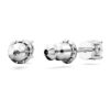 Matrix-Tennis-Set, Rundschliff, weiss, rhodiniert Matrix-Tennis-Set, Rundschliff, weiss, rhodiniert