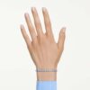 Matrix Tennisarmband, Rundschliff, Blau, rutheniumbeschichtet Matrix Tennisarmband, Rundschliff, Blau, rutheniumbeschichtet
