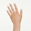 Matrix Vittore Bandring, runder Schliff, weiss, vergoldet Matrix Vittore Bandring, runder Schliff, weiss, vergoldet