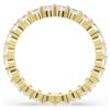 Matrix Vittore Bandring, runder Schliff, weiss, vergoldet Matrix Vittore Bandring, runder Schliff, weiss, vergoldet