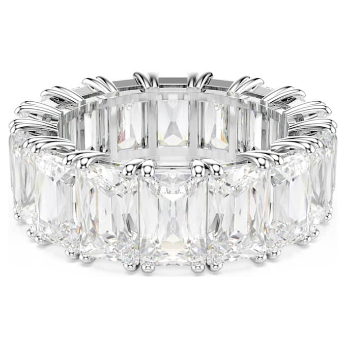 Matrix Vittore Ring im Baguette-Schliff, weiss, rhodiniert Matrix Vittore Ring im Baguette-Schliff, weiss, rhodiniert