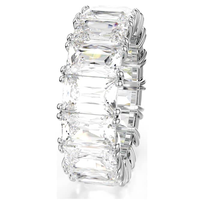 Matrix Vittore Ring im Baguette-Schliff, weiss, rhodiniert Matrix Vittore Ring im Baguette-Schliff, weiss, rhodiniert
