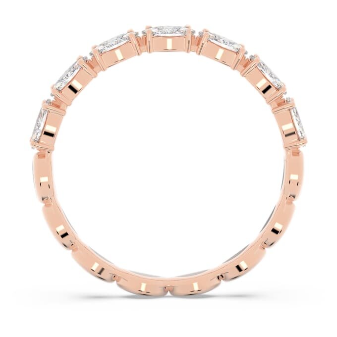 Matrix Vittore Ring im Marquise-Schliff, weiss, roségoldfarben plattiert Matrix Vittore Ring im Marquise-Schliff, weiss, roségoldfarben plattiert